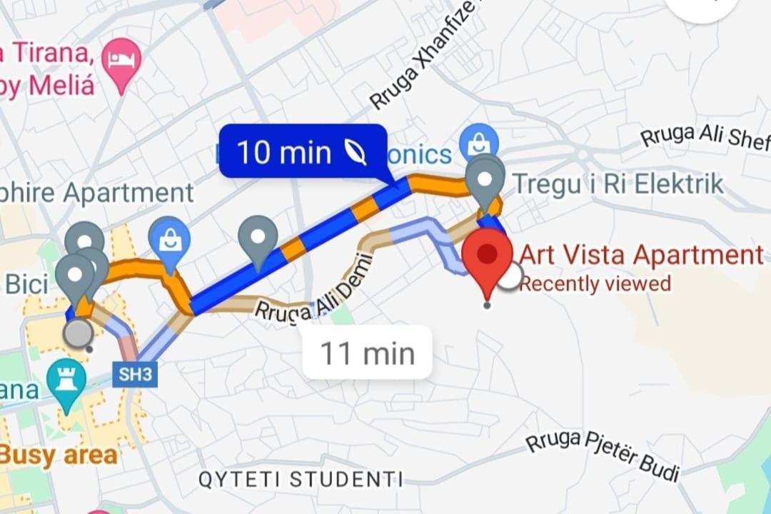 Art Vista Apartment Тирана Екстериор снимка